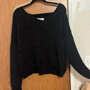 Buckle knit sweater